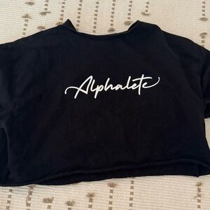Alphalete Black Lifestyle Fit Top